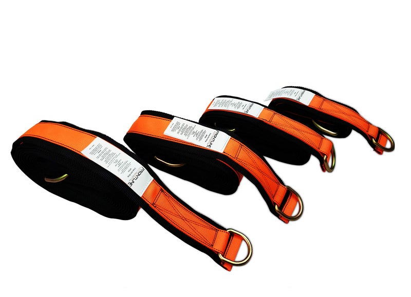 FRONTLINE FALL PROTECTION Frontline MPS06 Premium Cross Arm Strap with Reinforced Webbing 6 ' | Beam Anchorage Straps | D-Ring at Both Ends | ANSI & OSHA Compliant | High-Tenacity Polyester Webbing and Alloy Steel D-Ring - Image 2